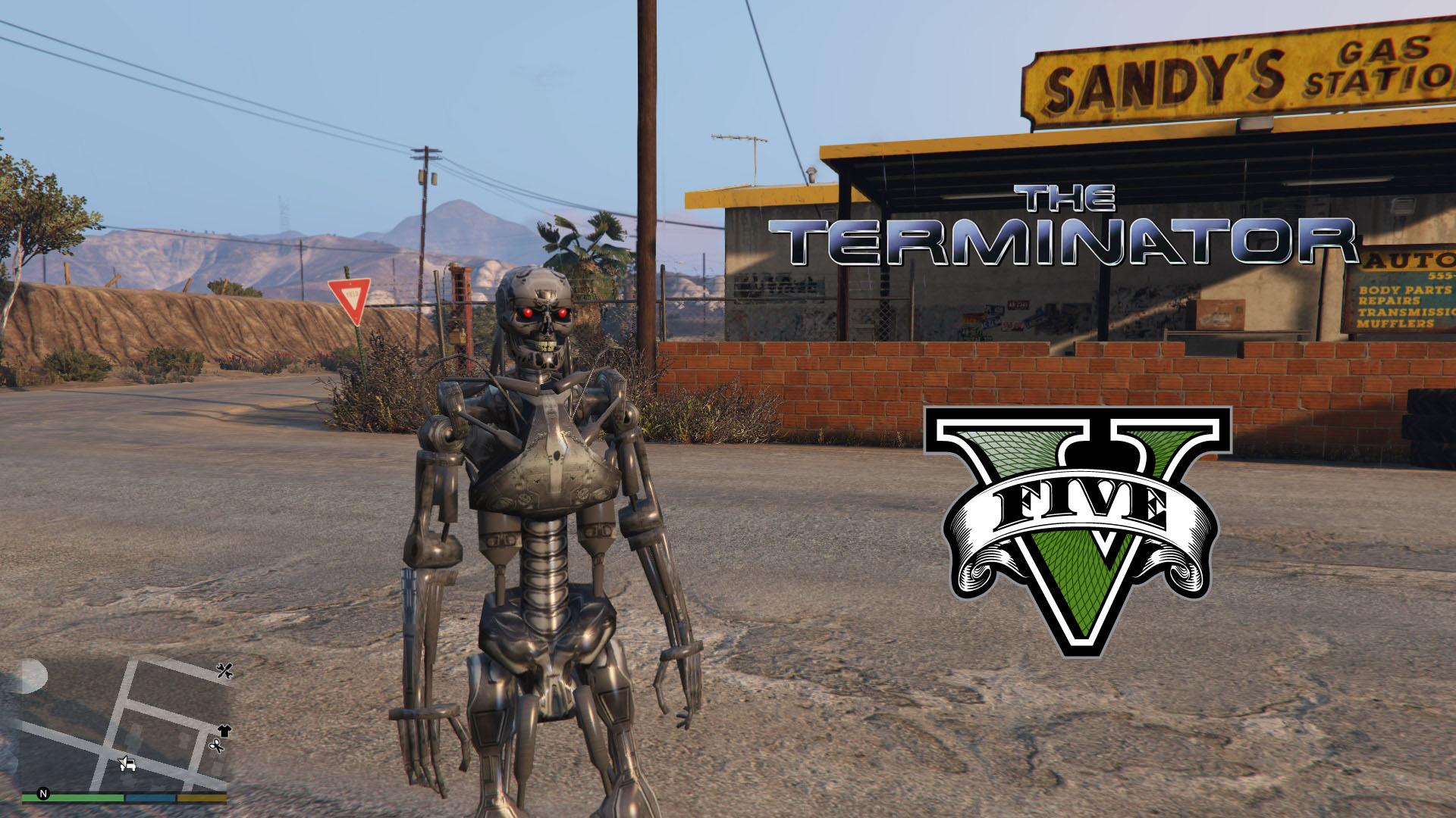 Terminator T 800 Ped GTA5 Mods